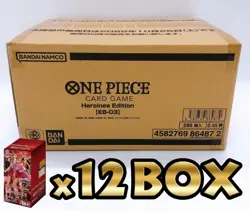 One Piece Japanese Extra Booster Heroines Edition Sealed Case (12 Boxes) EB-03 - Image 4