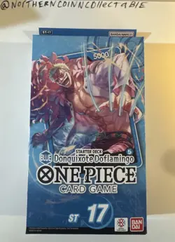 ONE PIECE TCG: Donquixote Doflamingo STARTER DECK (ST-17) **UNTOUCHED DECK** - Image 1