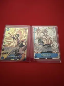 One Piece OP13 SEC Portgas.D.Ace Pair OP13-119 Alt Art ENG Perfect Condition - Image 1