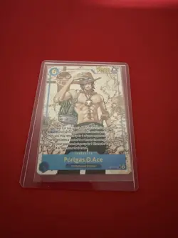 One Piece OP13 SEC Portgas.D.Ace Pair OP13-119 Alt Art ENG Perfect Condition - Image 2
