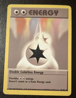 Pokemon TCG Double Colorless Energy Base Set Regular Card 096/102 - Image 1