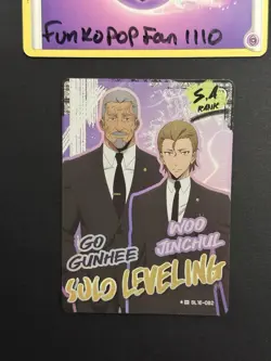 Mapniverse Solo Leveling Go Gunhee Woo Jinchul Alt Art Parallel SR SL1E-082 Card - Image 1