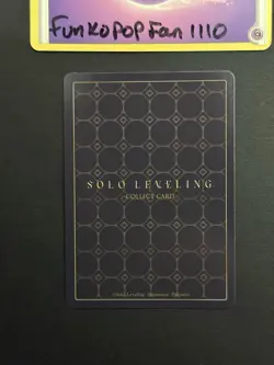 Mapniverse Solo Leveling Go Gunhee Woo Jinchul Alt Art Parallel SR SL1E-082 Card - Image 2