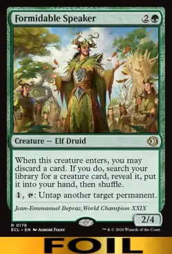 Formidable Speaker ** FOIL ** #176 - Lorwyn Ecliped - NM MTG - Image 1