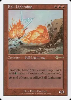 MTG - Ball Lightning - Beatdown - Magic the Gathering - Image 1