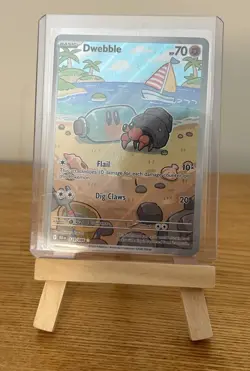 Dwebble 129/086 Illustration Rare Holo Scarlet Violet Black Bolt Pokemon TCG NM - Image 5