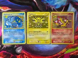 Articuno, Moltres, and Zapdos Secret Rare Trio Supreme Victors Pokemon TCG NM - Image 1