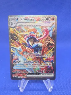 Pokemon Twilight Masquerade Greninja ex 214/167 Special Illustration Rare NM - Image 1