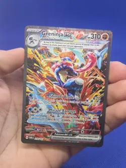 Pokemon Twilight Masquerade Greninja ex 214/167 Special Illustration Rare NM - Image 2