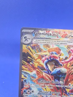 Pokemon Twilight Masquerade Greninja ex 214/167 Special Illustration Rare NM - Image 3