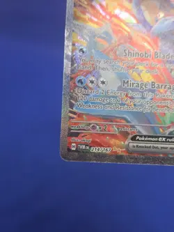 Pokemon Twilight Masquerade Greninja ex 214/167 Special Illustration Rare NM - Image 5