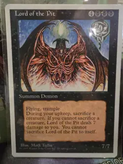 Lord of the Pit MTG Core Set 4th Edition Regular - Image 1