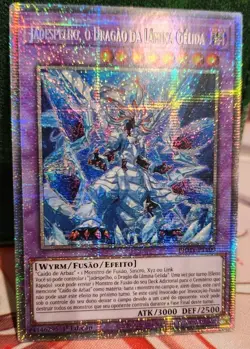 Yugioh Mirrorjade the Iceblade Dragon Starlight NM Portuguese PHHY-PT100 - Image 1