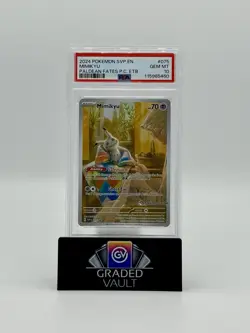 2024 POKEMON SVP PALDEAN FATES POKEMON CENTER ETB PROMO #075 MIMIKYU PSA 10 - Image 1