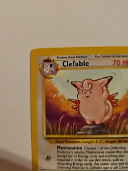 Pokemon TCG Clefable Jungle 17/64 Unlimited Rare Non Holo Card - Image 2