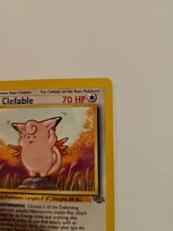 Pokemon TCG Clefable Jungle 17/64 Unlimited Rare Non Holo Card - Image 3