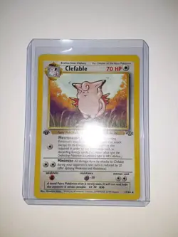 Clefable 1st Edition - Jungle Set Non-Holo Rare - Pokemon Card TCG [LP] - Image 1