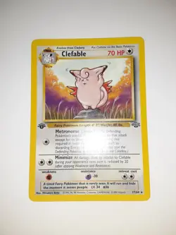 Clefable 1st Edition - Jungle Set Non-Holo Rare - Pokemon Card TCG [LP] - Image 3