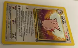 Clefable Unlimited #17/64 Pokemon Jungle Non-Holo Rare TCG Vintage Card Game - Image 3