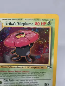Pokemon TCG Erika's Vileplume Gym Challenge Holo Rare #5/132 Vintage WOTC Unlim - Image 3