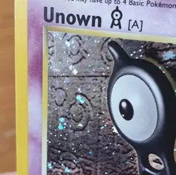 UNOWN [A] 14/75 NEO DISCOVERY RARE POKEMON CARD HOLO SHINY WOTC WIZARDS PSYCHIC - Image 3