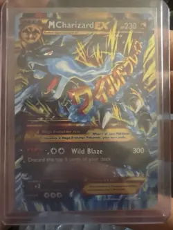Pokemon Mega Charizard-EX TCG Flashfire Card 108/106 Secret Rare - Image 1