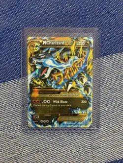 Pokemon TCG Mega-Charizard-EX Flashfire Holo Card 108/106 Secret Rare - Image 1