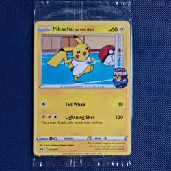 Pikachu on the Ball 001/005 Pokemon Card Sealed Promo Fultsal UK Exclusive - Image 1