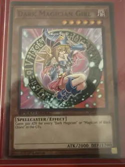 Dark Magician Girl YGLD-ENB03 Secret Rare 1st Edition Yugioh Card - Image 1