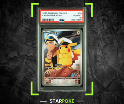 Captain Pikachu - 0709/09 - Gem Pack Horizons - Chinese - Pokemon Card - PSA 10 - Image 1