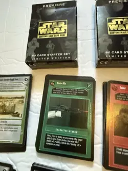 1995 Premiere Star Wars Customizable Card Game Cards 135 card Lot Dark and Light - Image 2
