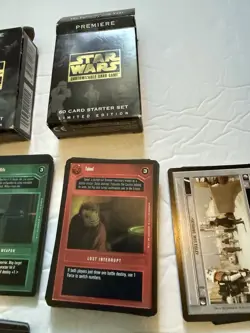 1995 Premiere Star Wars Customizable Card Game Cards 135 card Lot Dark and Light - Image 3