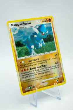 LP Rampardos 33/123 Mysterious Treasures Reverse Holo Pokemon Card - Image 4