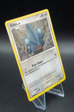 Gible Pokemon Card, Mysterious Treasures Set 85/123 Moderate Play Condition MP + - Image 4