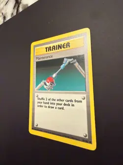 Pokemon TCG Trainer Card Maintenance Base 83/102 Regular Near Mint! - Image 3