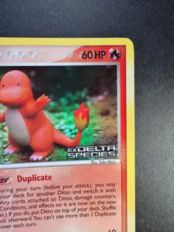 Pokemon Ditto (Charmander) 2005 EX Delta Species 61/113 Reverse Holo TCG - Image 3