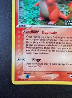 Pokemon Ditto (Charmander) 2005 EX Delta Species 61/113 Reverse Holo TCG - Image 4