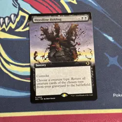 Bloodline Bidding (Extended Art) 0359 Regular Lorwyn Eclipsed MTG NM - Image 1