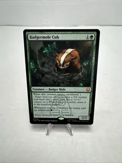 0167 Badgermole Cub MTG X Avatar The Last Airbender Magic The Gathering Rare - Image 3
