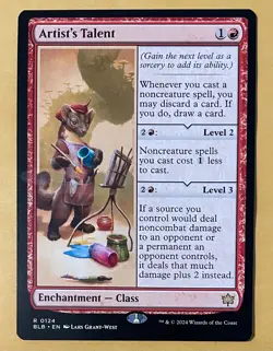 MTG - BLOOMBURROW Artist's Talent NMT-MT - BLB #124 Rare Non Foil “PACK FRESH” - Image 1