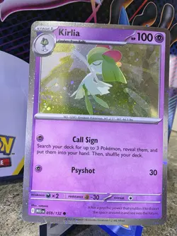 Kirlia 059/132 Cosmos Holo Foil ME01: Mega Evolution NM Pokemon TCG Card - Image 1