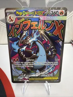 Pokemon Mega Evolutions #023 Promo Holo Mega Charizard X ex - Image 1