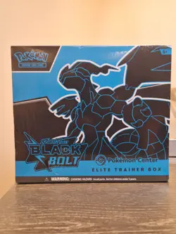Pokemon TCG Scarlet & Violet Black Bolt Pokemon Center Elite Trainer Box - Image 1