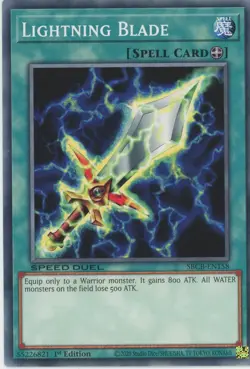 Yugioh Lightning Blade SBCB-EN158 Common 1st NM x3 Play Set - Image 1