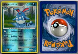 2007 Pokemon, Diamond & Pearl, #18/130 Azumarill Lv. 35, Reverse Holo Rare (b) - Image 1