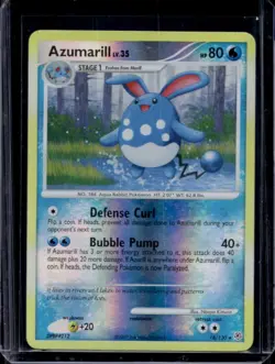 2007 Pokemon Diamond & Pearl Azumarill Reverse Holo #18/130 - Image 1