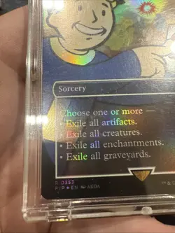 2024 Farewell #353 Fallout Vault Boy Borderless Foil Magic The Gathering - Image 2