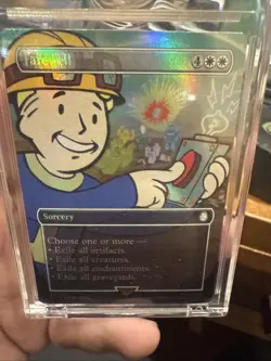 2024 Farewell #353 Fallout Vault Boy Borderless Foil Magic The Gathering - Image 3