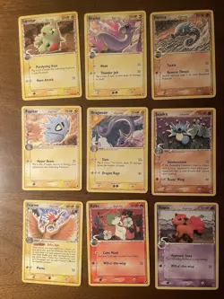 2005-2006 Pokemon Delta Species Lot -9 Cards - Dratini, Dragonair, Ralts + More - Image 1