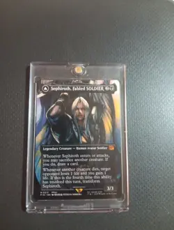 MTG English Sephiroth, Fabled SOLDIER (Borderless) (0317) NM Normal - Image 1
